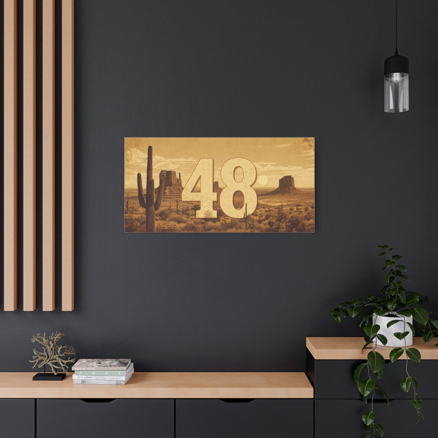 Canvas Art - Arizona Desert 48 Blend Matte Canvas, Stretched, 1 25"
