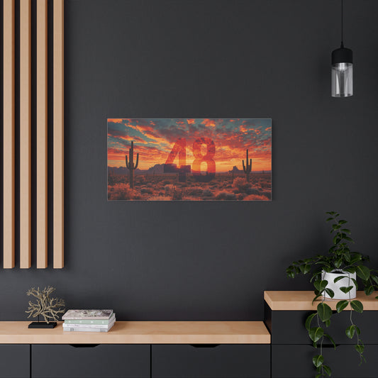Canvas Art - Arizona Desert 48 Blend Matte Canvas, Stretched, 1 25"