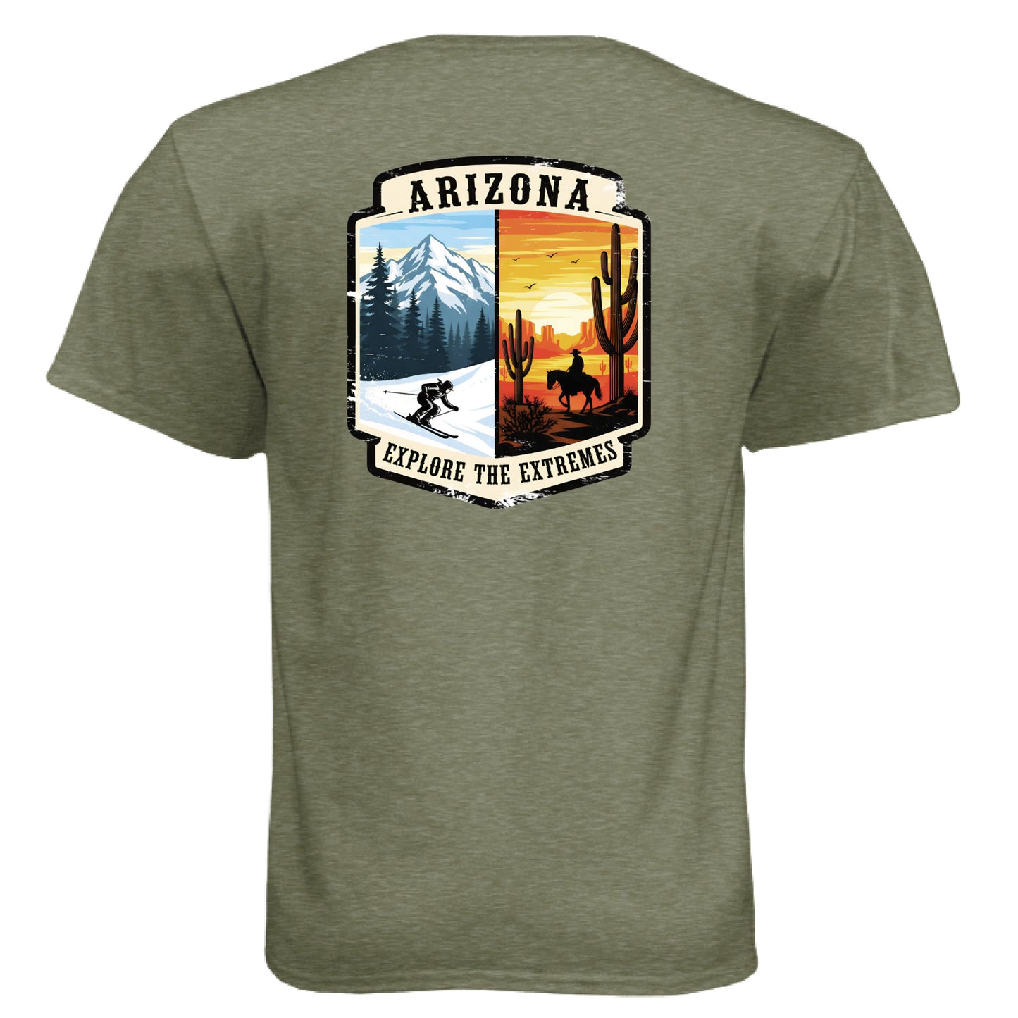 MILITARY GREEN - BACK