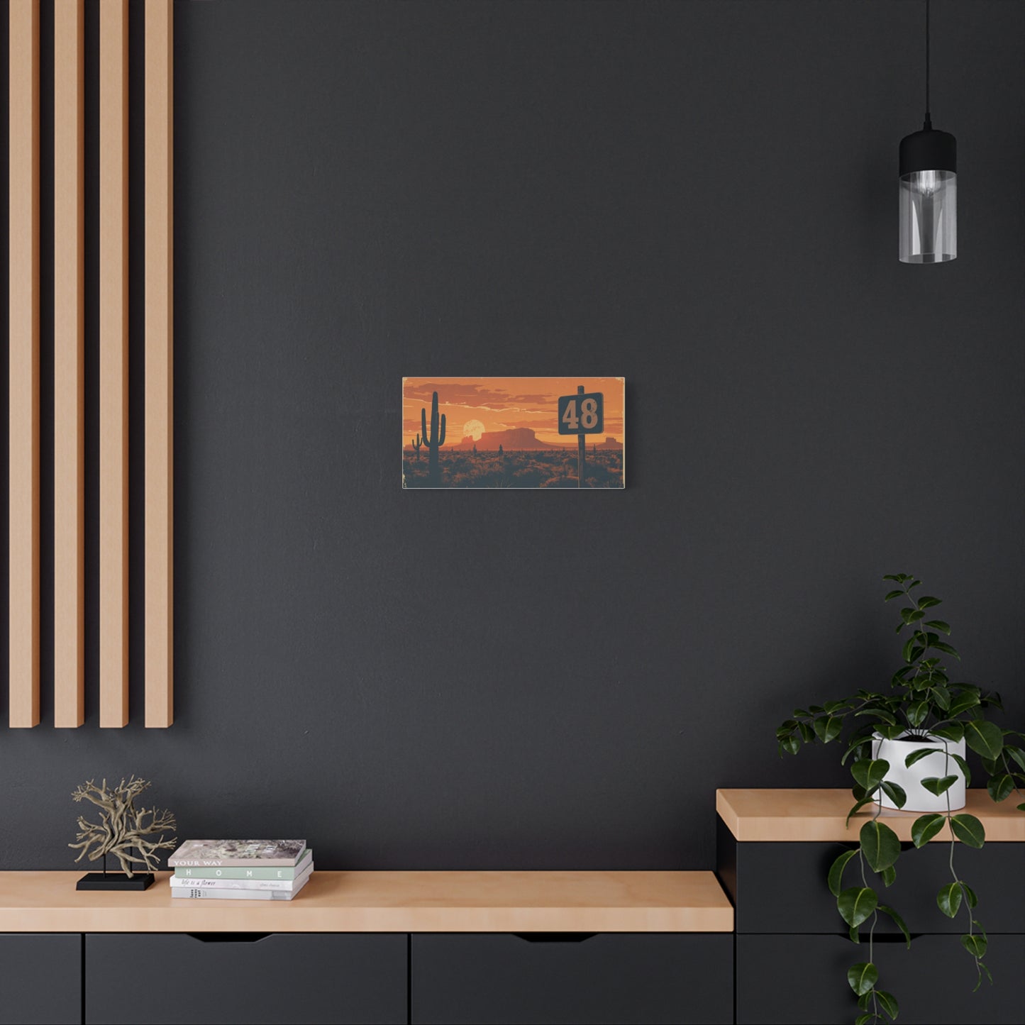 Canvas Art - Arizona Desert 48 Blend Matte Canvas, Stretched, 1 25"