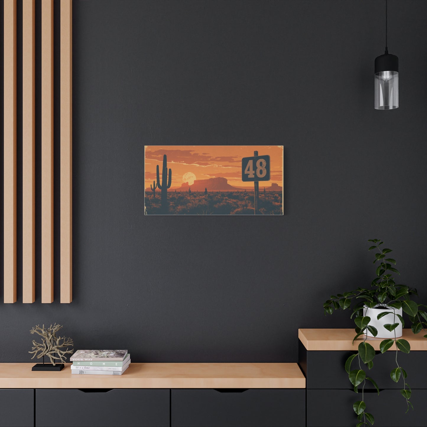 Canvas Art - Arizona Desert 48 Blend Matte Canvas, Stretched, 1 25"