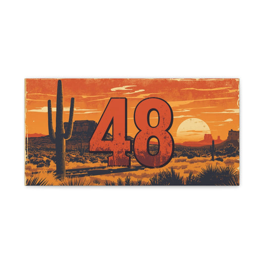 Canvas Art - Arizona Desert 48 Blend Matte Canvas, Stretched, 1 25"