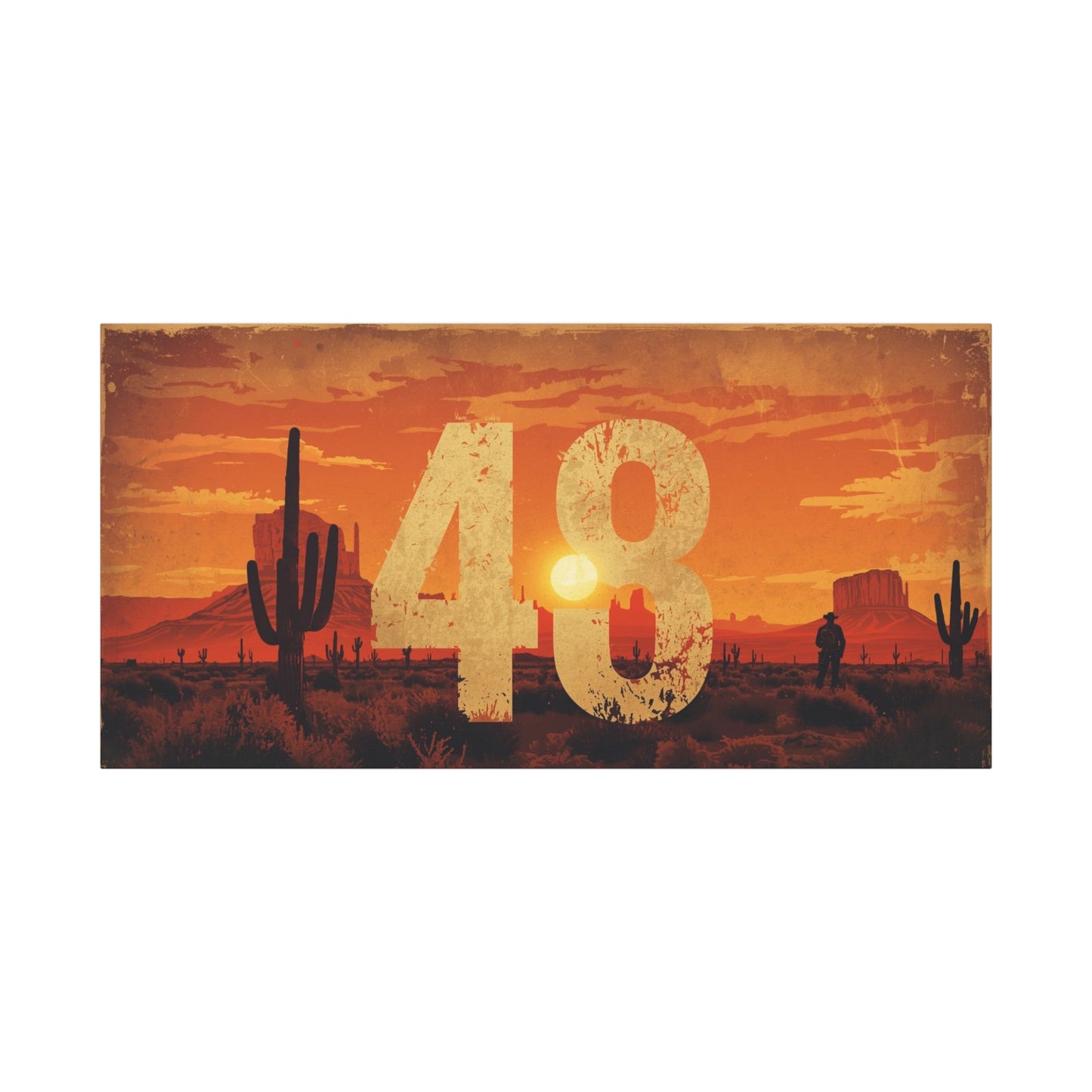 Canvas Art - Arizona Desert 48 Blend Matte Canvas, Stretched, 1 25"