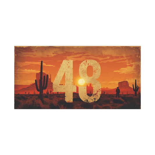 Canvas Art - Arizona Desert 48 Blend Matte Canvas, Stretched, 1 25"