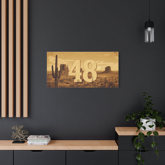 Copy of Copy of Canvas Art - Arizona Desert 48 Blend Matte Canvas, Stretched, 1 25"