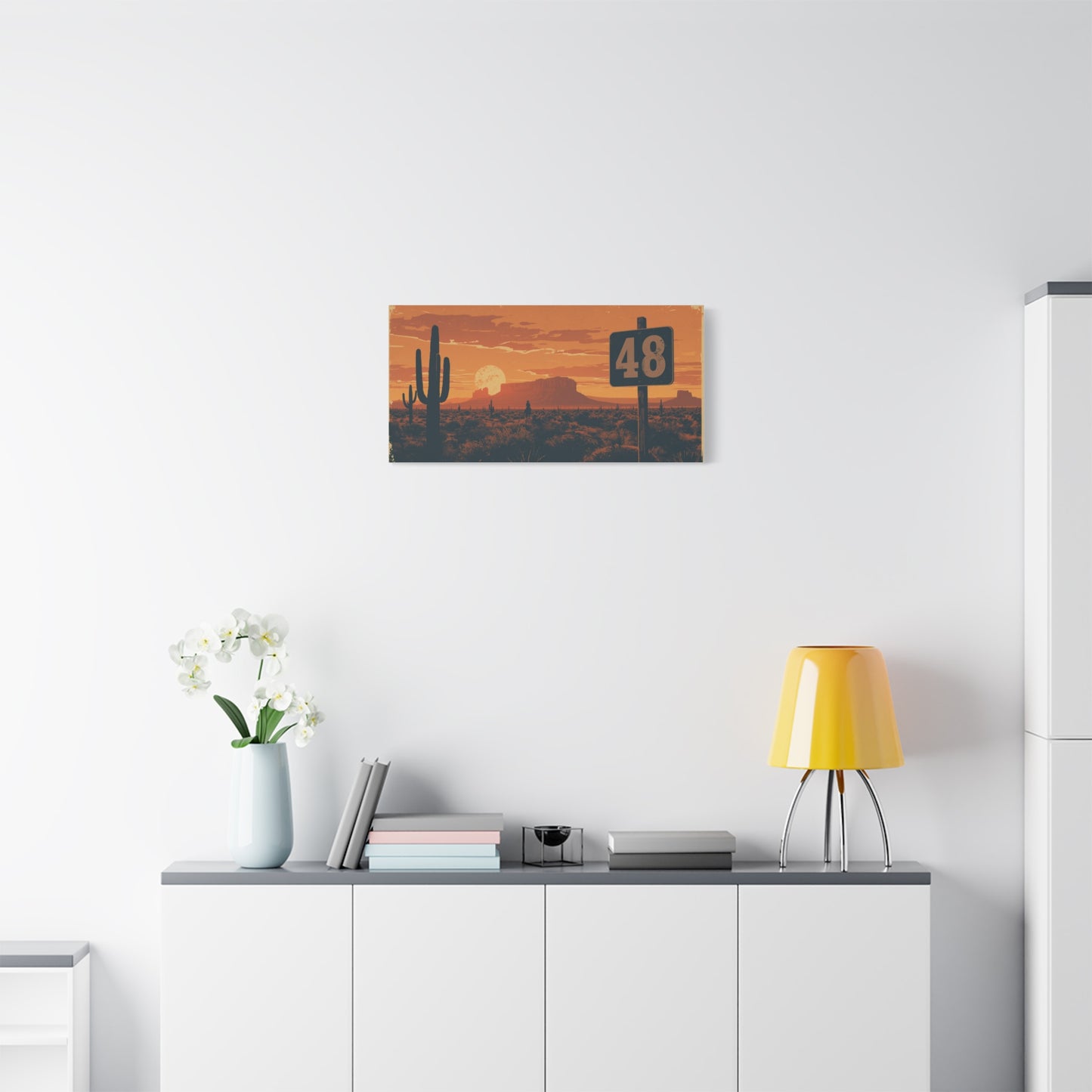 Canvas Art - Arizona Desert 48 Blend Matte Canvas, Stretched, 1 25"