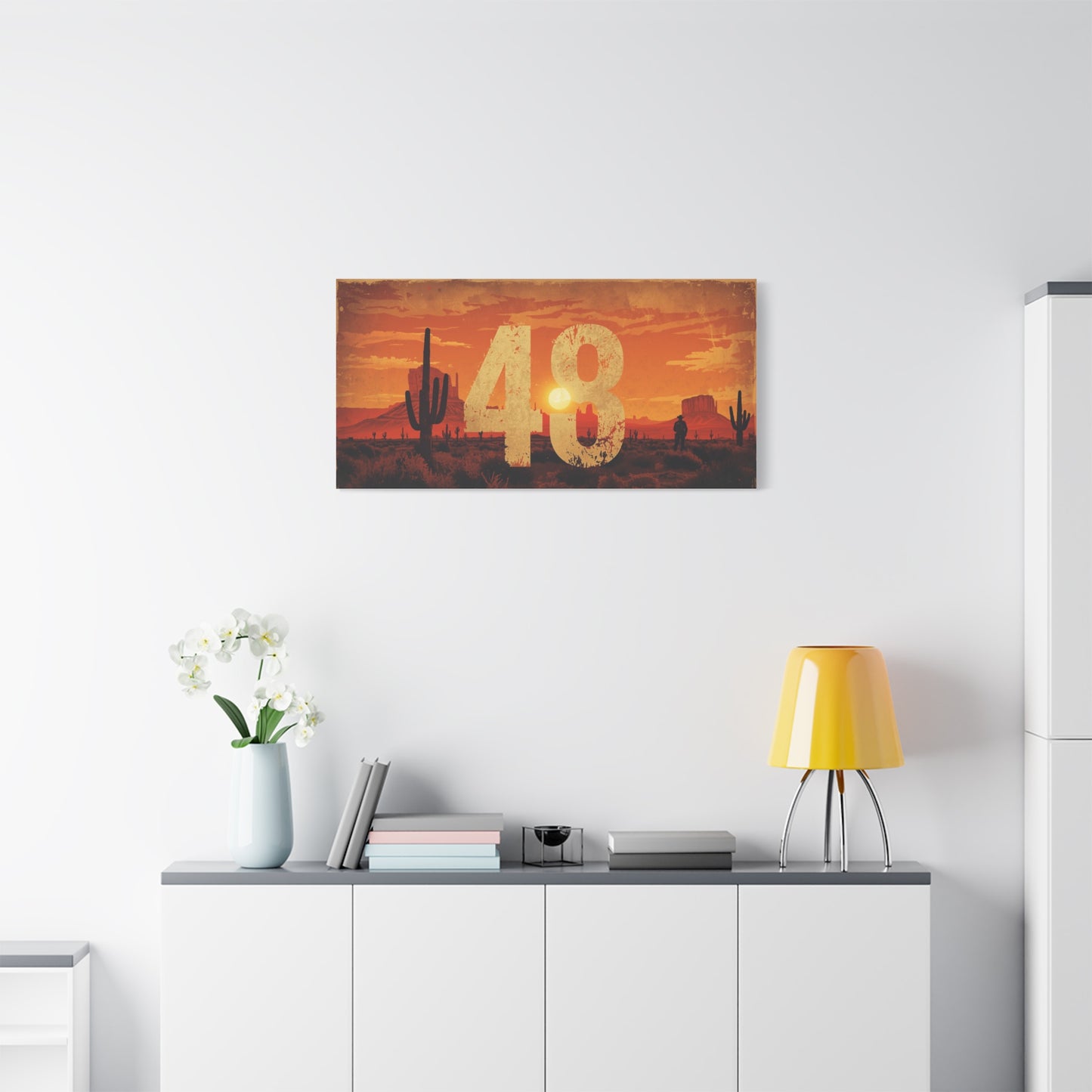 Canvas Art - Arizona Desert 48 Blend Matte Canvas, Stretched, 1 25"