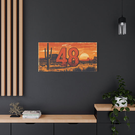 Copy of Copy of Canvas Art - Arizona Desert 48 Blend Matte Canvas, Stretched, 1 25"