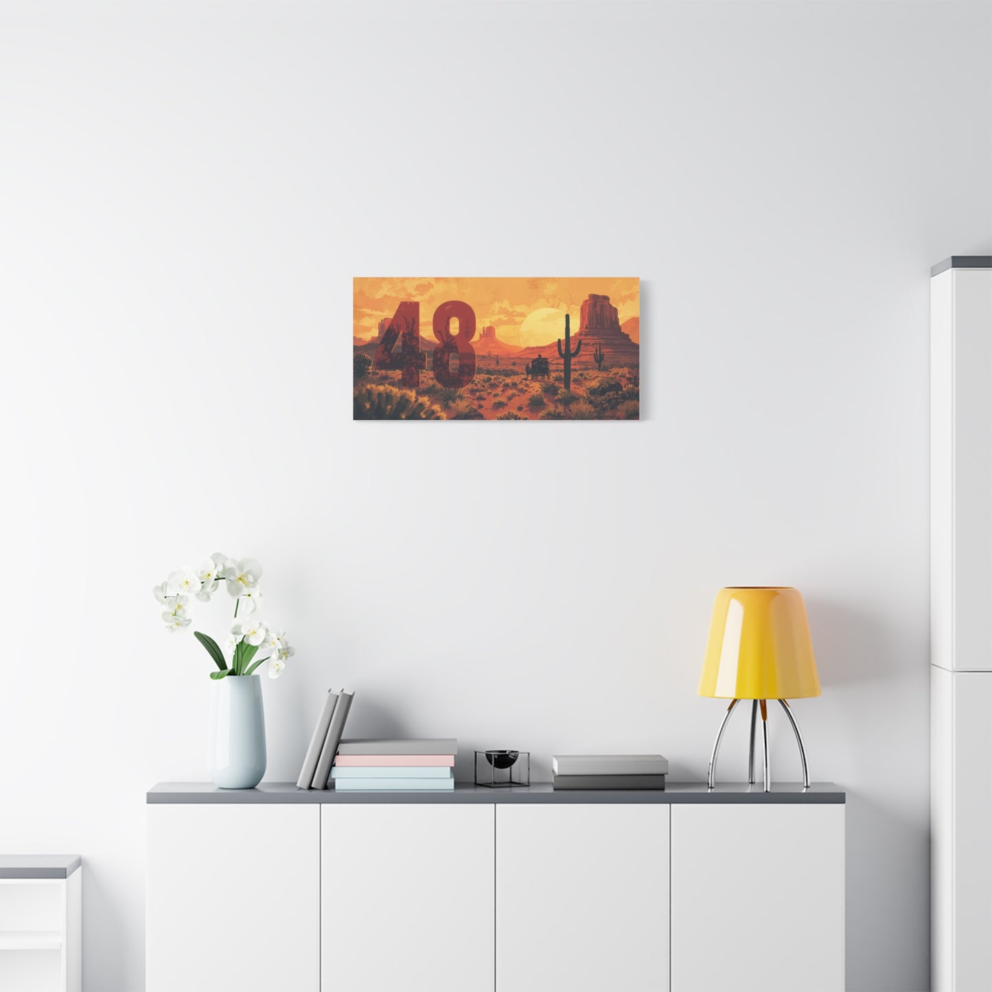 Canvas Art - Arizona Desert 48 Blend Matte Canvas, Stretched, 1 25"