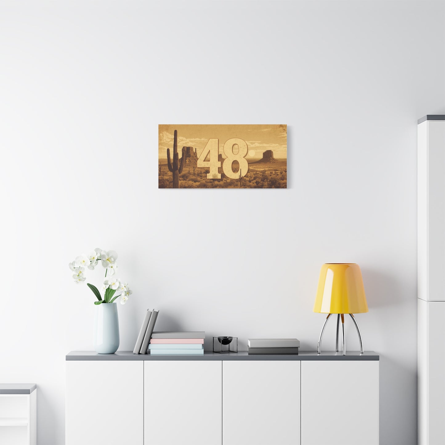 Canvas Art - Arizona Desert 48 Blend Matte Canvas, Stretched, 1 25"