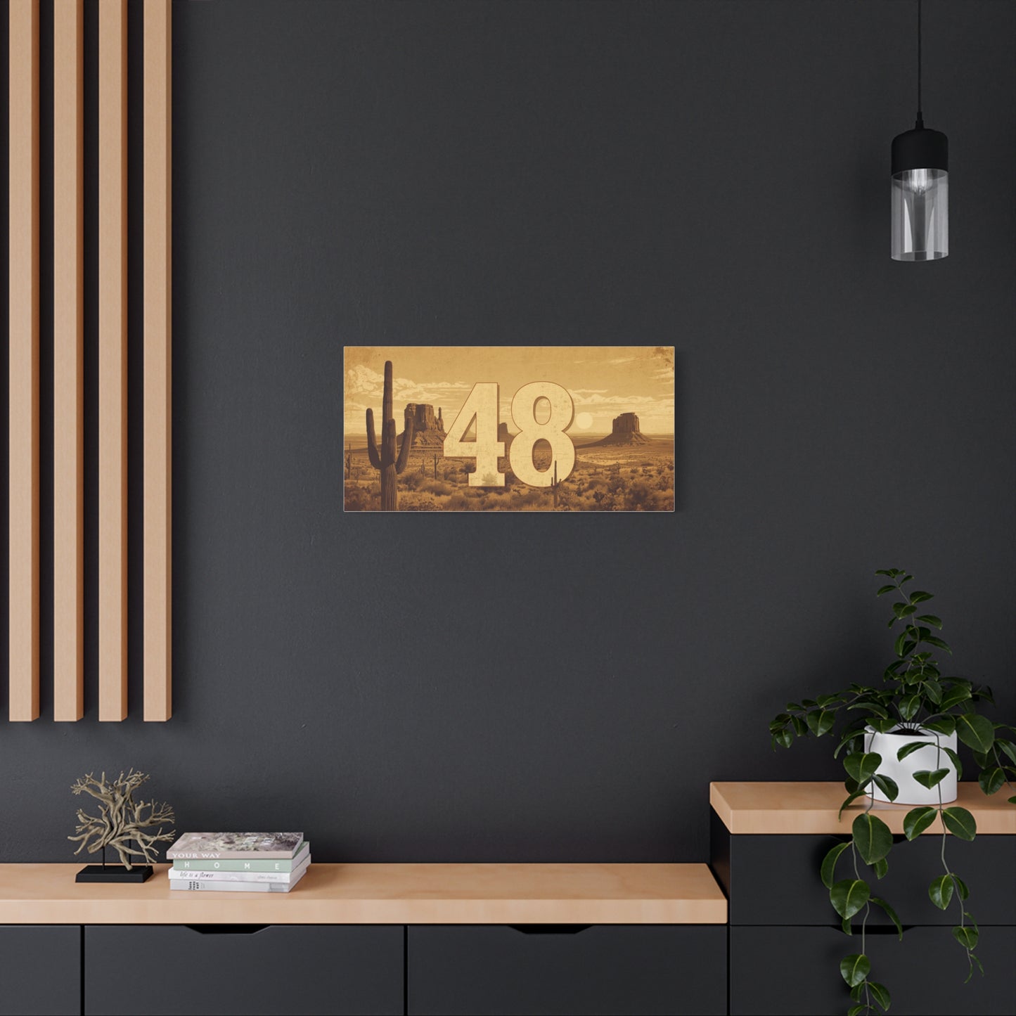 Canvas Art - Arizona Desert 48 Blend Matte Canvas, Stretched, 1 25"