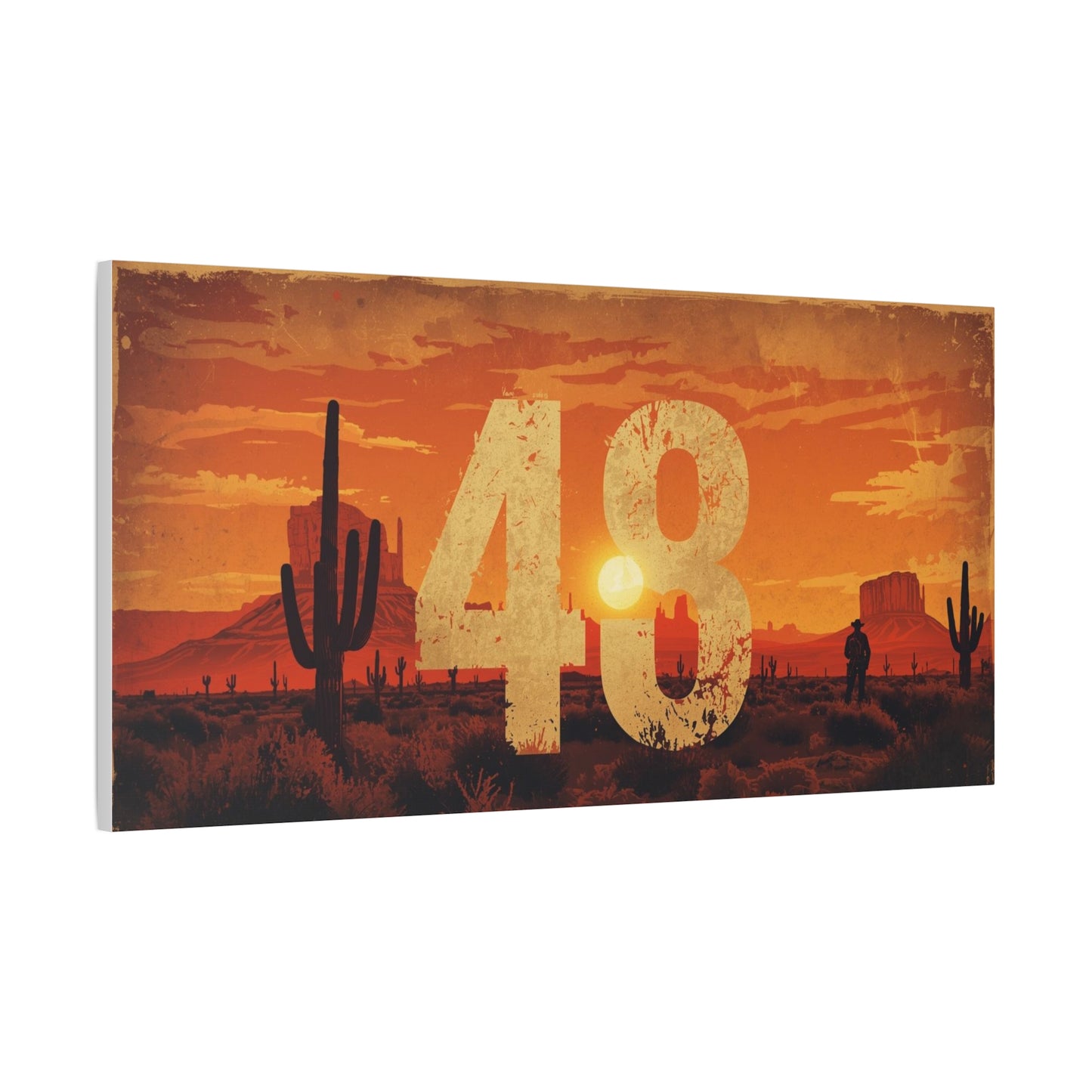 Canvas Art - Arizona Desert 48 Blend Matte Canvas, Stretched, 1 25"