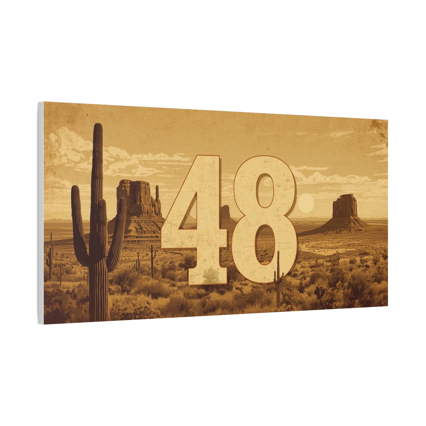 Canvas Art - Arizona Desert 48 Blend Matte Canvas, Stretched, 1 25"
