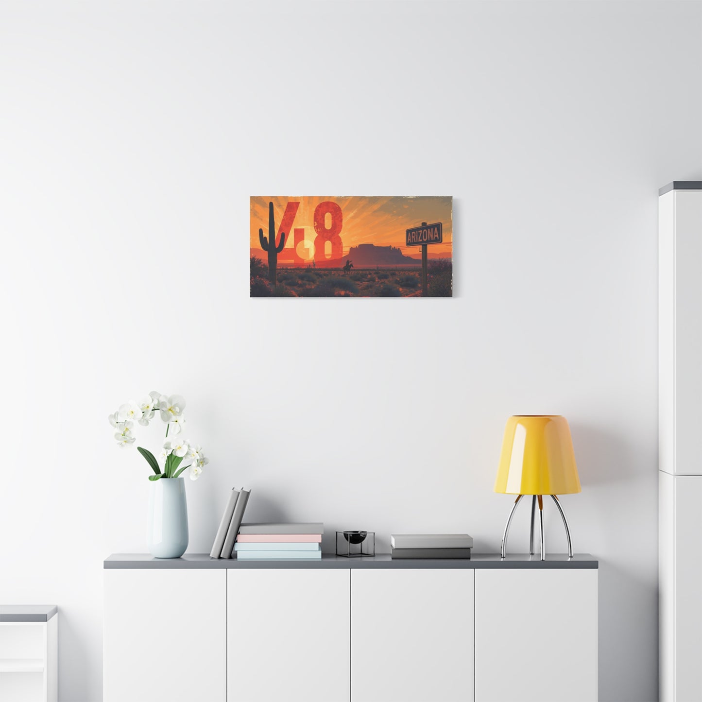 Canvas Art - Arizona Desert 48 Blend Matte Canvas, Stretched, 1 25"