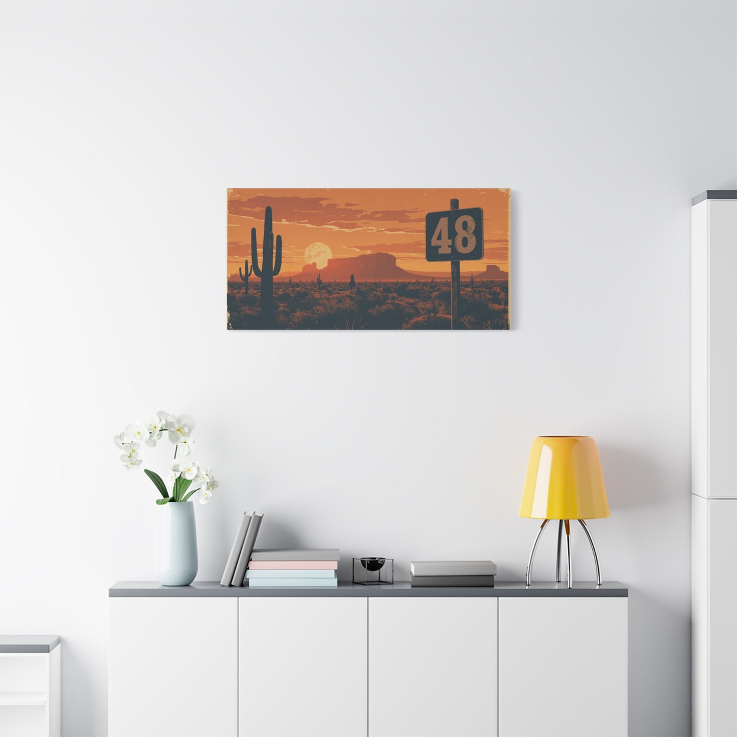 Canvas Art - Arizona Desert 48 Blend Matte Canvas, Stretched, 1 25"