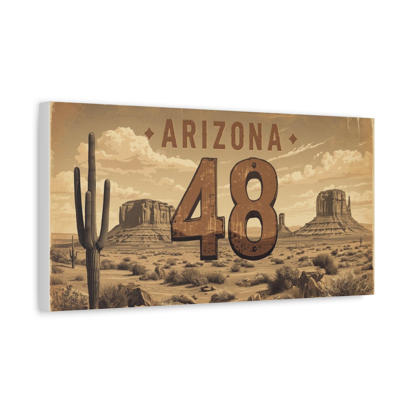 Copy of Canvas Art - Arizona Desert 48 Blend Matte Canvas, Stretched, 1 25"