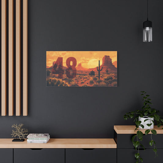 Copy of Canvas Art - Arizona Desert 48 Blend Matte Canvas, Stretched, 1 25"