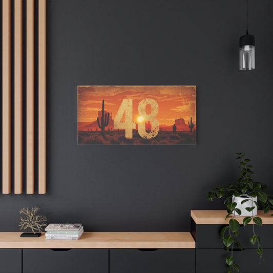 Copy of Copy of Canvas Art - Arizona Desert 48 Blend Matte Canvas, Stretched, 1 25"