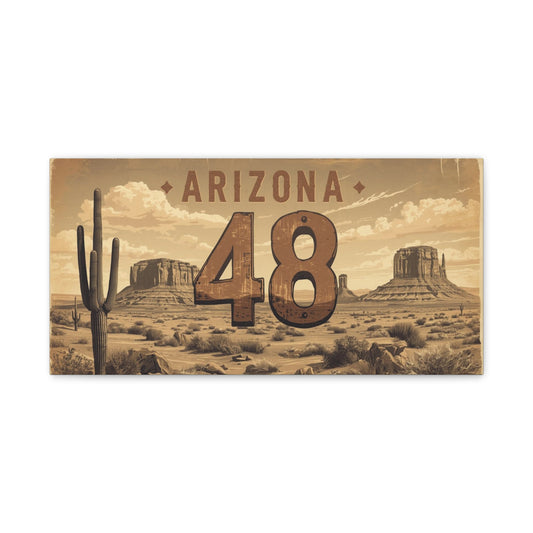 Copy of Canvas Art - Arizona Desert 48 Blend Matte Canvas, Stretched, 1 25"