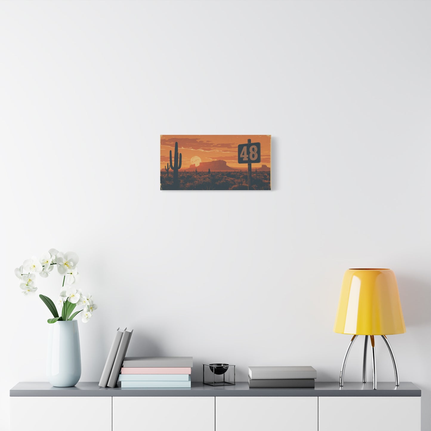 Canvas Art - Arizona Desert 48 Blend Matte Canvas, Stretched, 1 25"