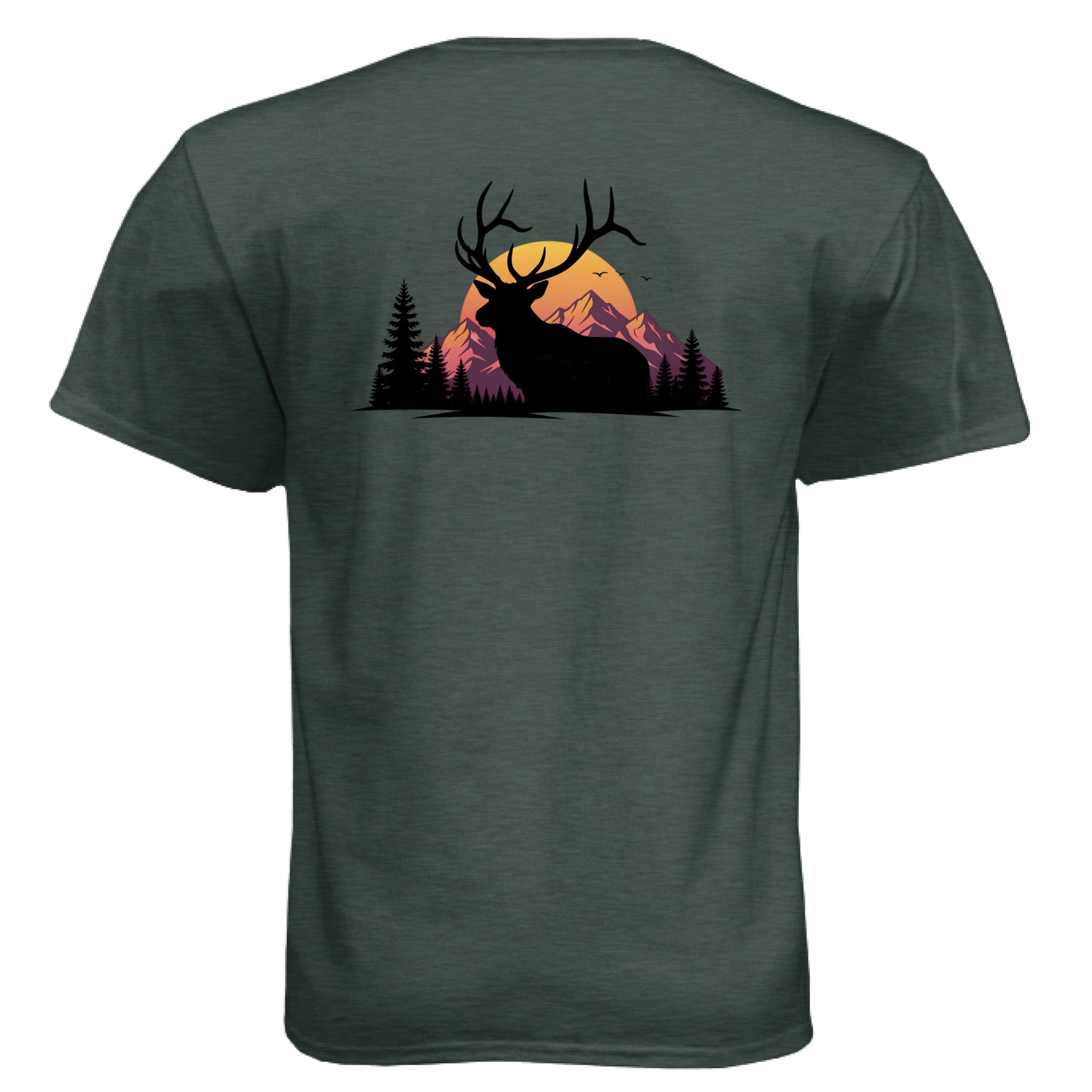 Heather Forest Green - BACK