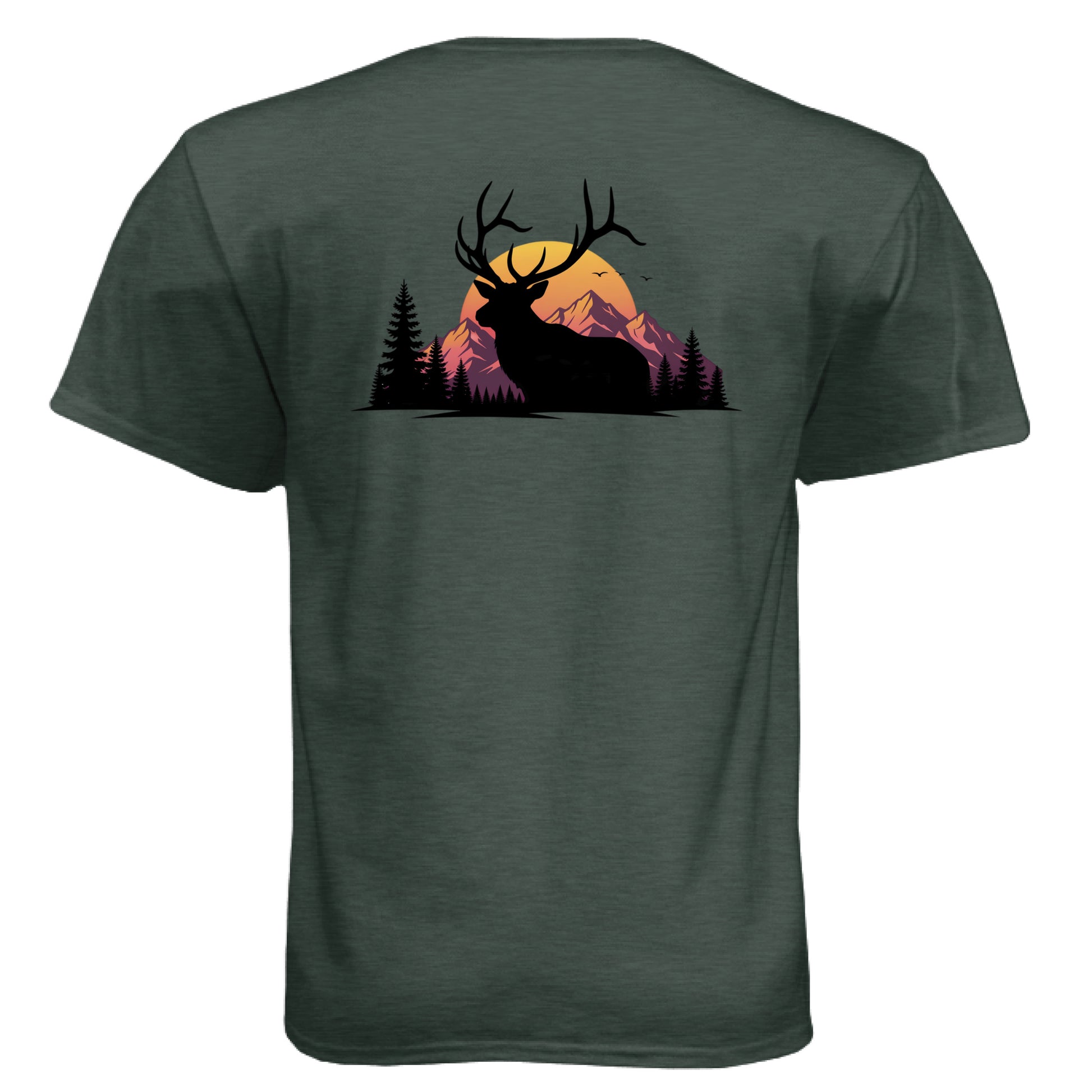 Heather Forest Green - BACK