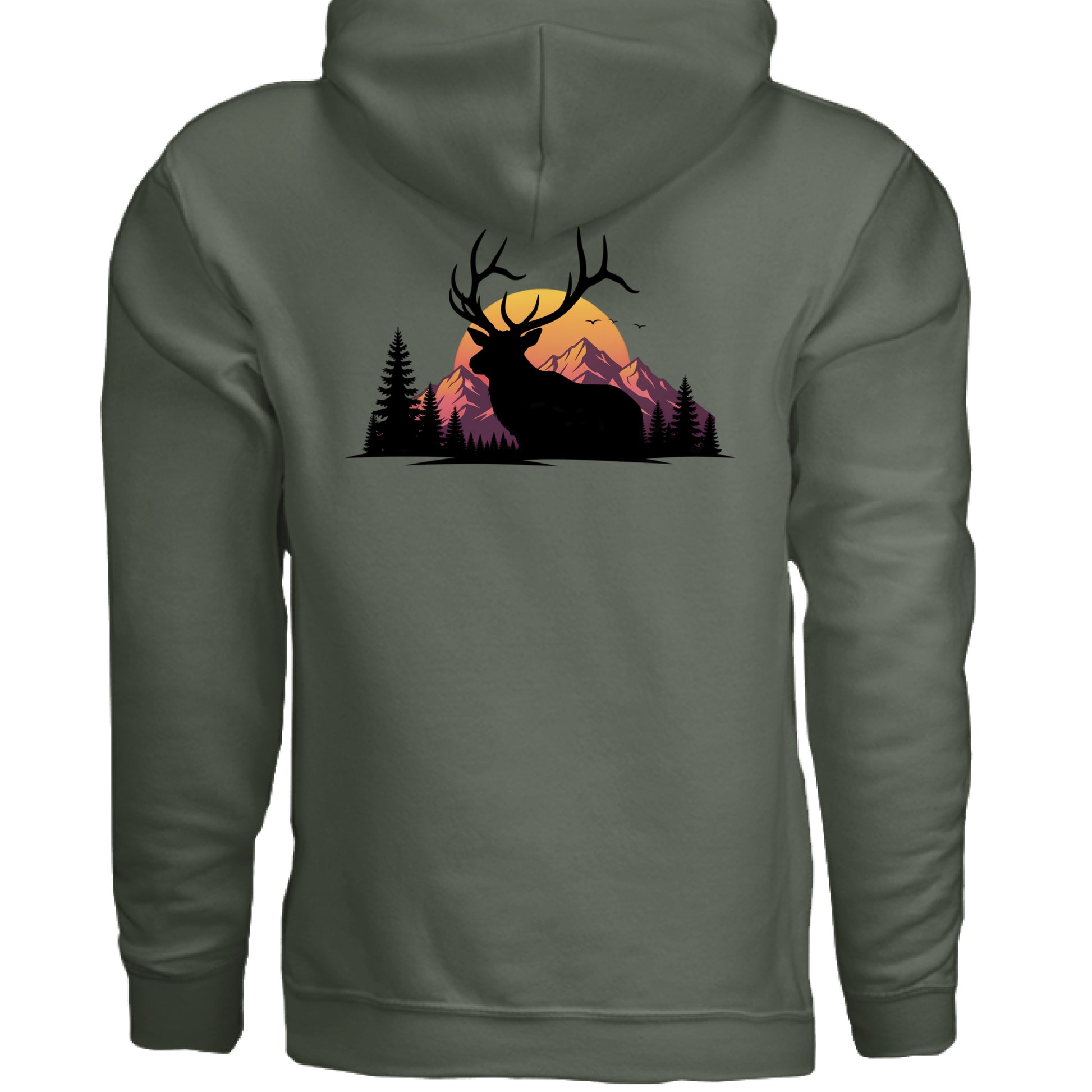 MILITARY GREEN - BACK