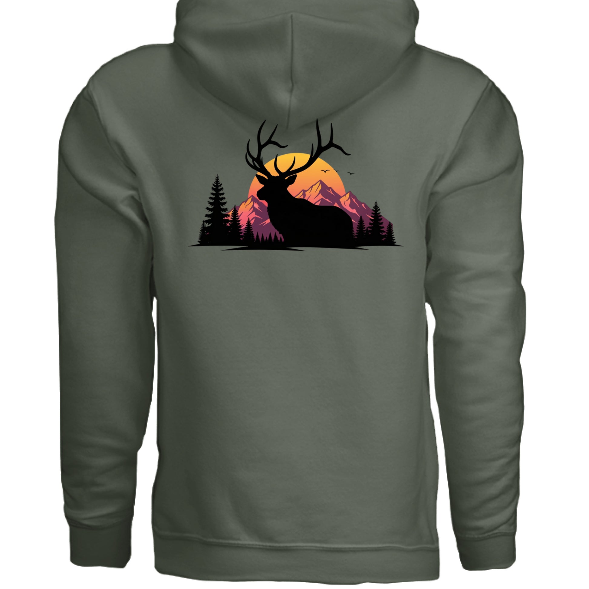 MILITARY GREEN - BACK