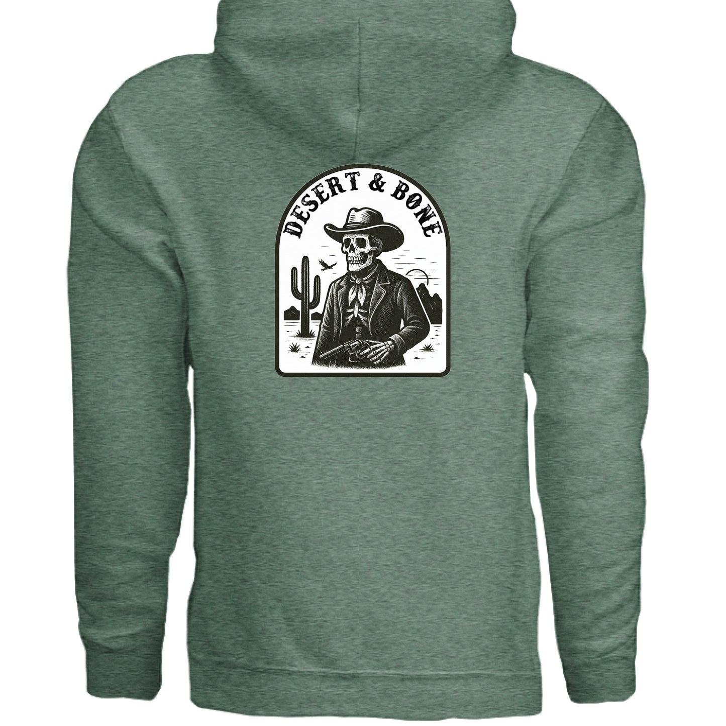 Heather Sport Dark Green - BACK