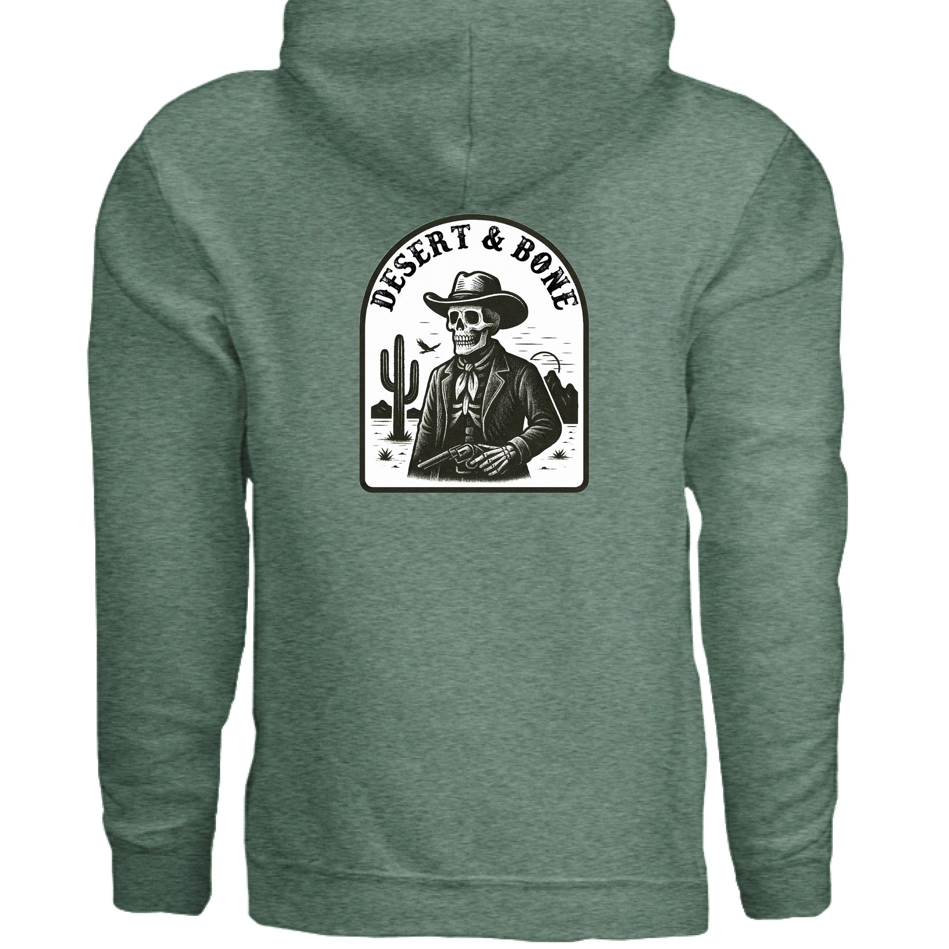 Heather Sport Dark Green - BACK